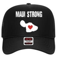 Maui Strong Love Hawaii High Crown Mesh Back Trucker Hat