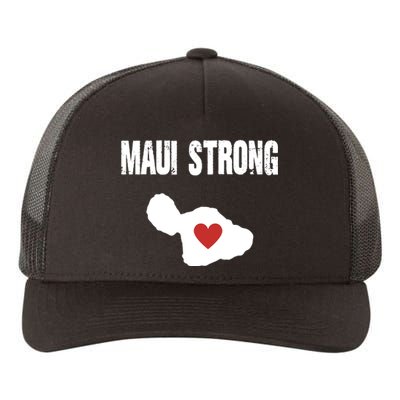 Maui Strong Love Hawaii Yupoong Adult 5-Panel Trucker Hat