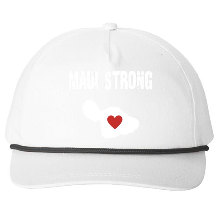 Maui Strong Love Hawaii Snapback Five-Panel Rope Hat