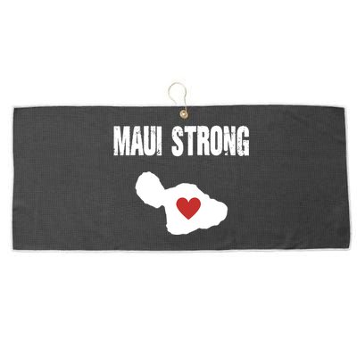 Maui Strong Love Hawaii Large Microfiber Waffle Golf Towel