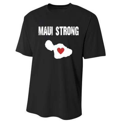 Maui Strong Love Hawaii Performance Sprint T-Shirt