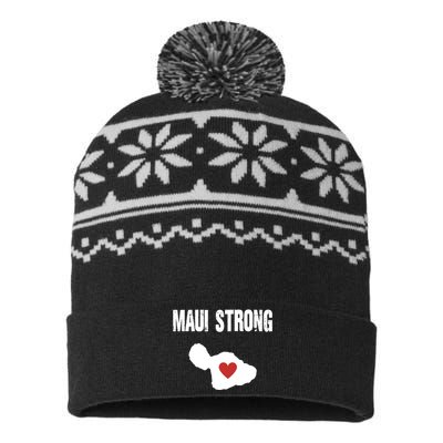 Maui Strong Love Hawaii USA-Made Snowflake Beanie