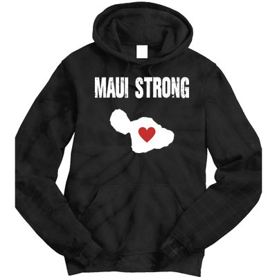 Maui Strong Love Hawaii Tie Dye Hoodie