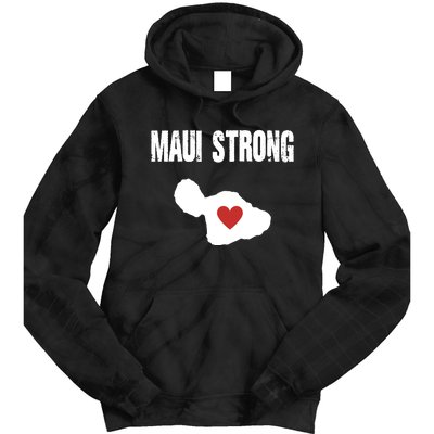 Maui Strong Love Hawaii Tie Dye Hoodie