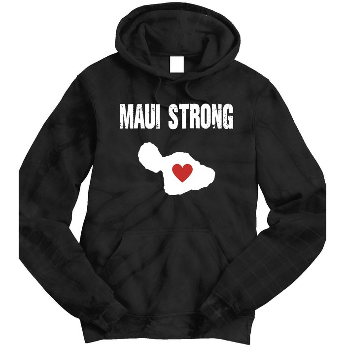 Maui Strong Love Hawaii Tie Dye Hoodie