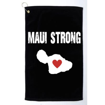 Maui Strong Love Hawaii Platinum Collection Golf Towel