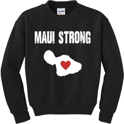 Maui Strong Love Hawaii Kids Sweatshirt