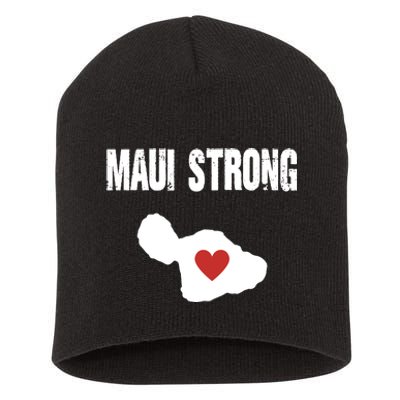 Maui Strong Love Hawaii Short Acrylic Beanie