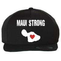 Maui Strong Love Hawaii Wool Snapback Cap