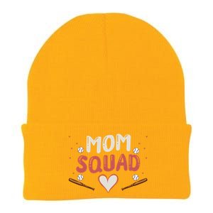 Mom Sports Love Baseball Game Day Season Practice Gift Knit Cap Winter Beanie