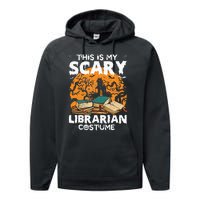 My Scary Librarian Costume Bookworm Book Halloween Performance Fleece Hoodie