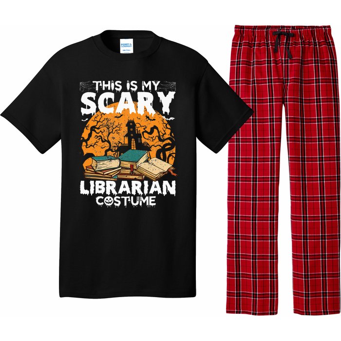 My Scary Librarian Costume Bookworm Book Halloween Pajama Set