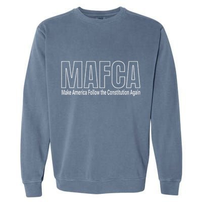 Mafca Satire Maga Common Sense Political Humor Garment-Dyed Sweatshirt