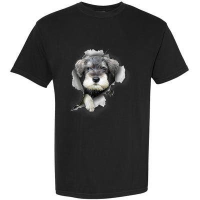 Mini Schnauzer Miniature Schnauzer Funny Schnauzer Garment-Dyed Heavyweight T-Shirt