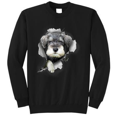 Mini Schnauzer Miniature Schnauzer Funny Schnauzer Sweatshirt