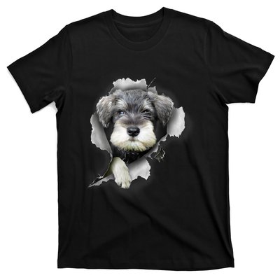 Mini Schnauzer Miniature Schnauzer Funny Schnauzer T-Shirt