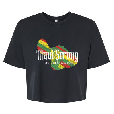 Maui Strong Bella+Canvas Jersey Crop Tee