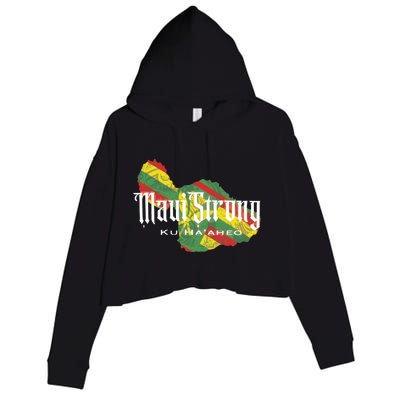 Maui Strong Crop Fleece Hoodie