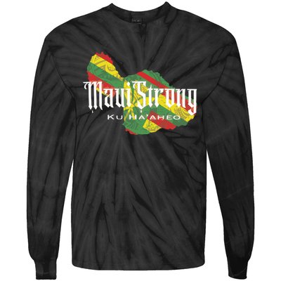 Maui Strong Tie-Dye Long Sleeve Shirt