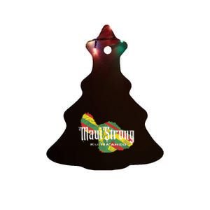 Maui Strong Ceramic Tree Ornament