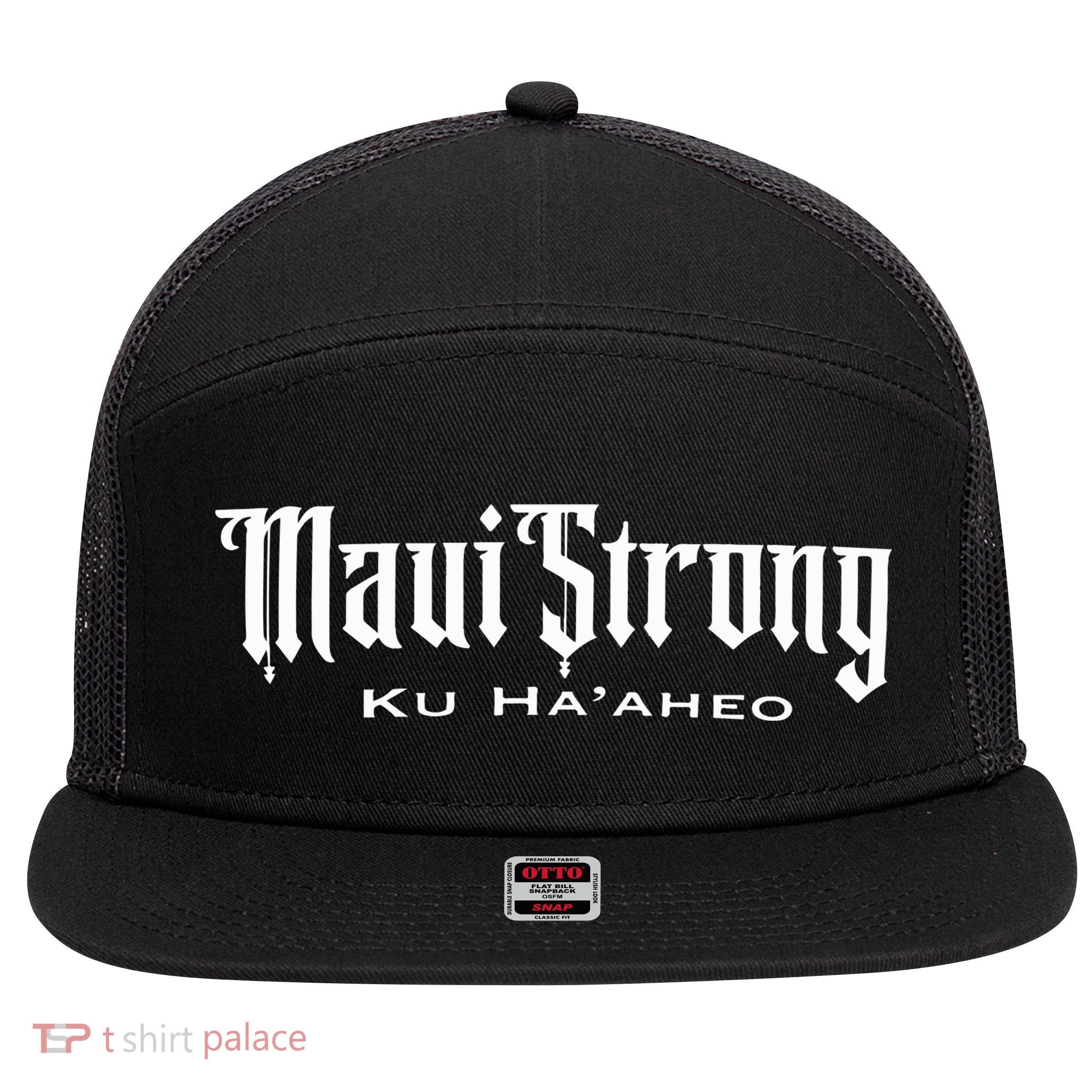 Maui Strong 7 Panel Mesh Trucker Snapback Hat