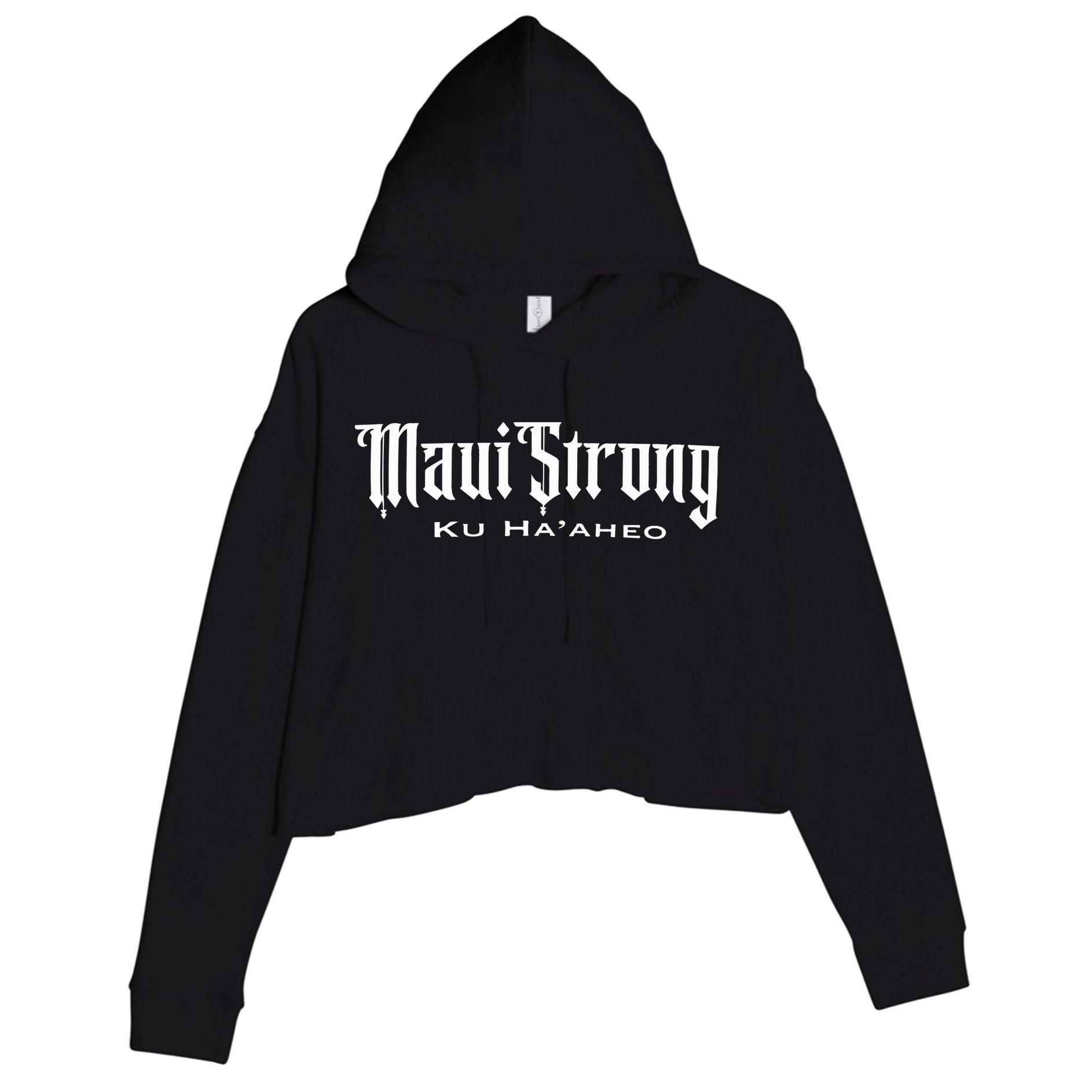 Maui Strong Crop Fleece Hoodie