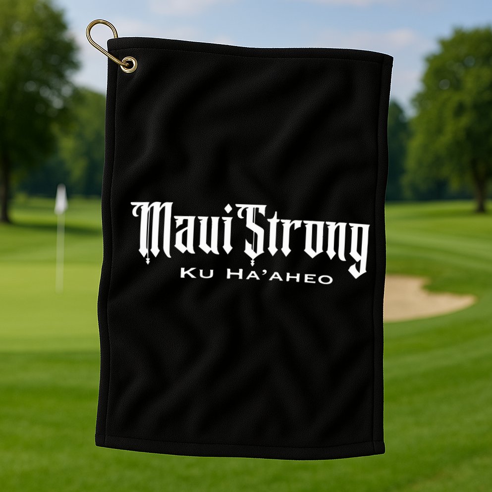 Maui Strong Golf Towel