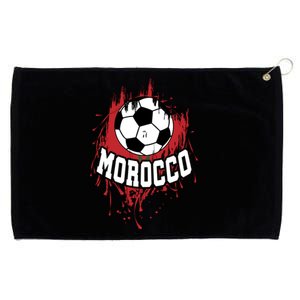 Morocco Soccer Moroccan Football Morocco Futbol Cute Gift Grommeted Golf Towel