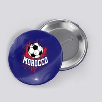 Morocco Soccer Moroccan Football Morocco Futbol Cute Gift Button