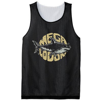 Megalodon Shark Mesh Reversible Basketball Jersey Tank