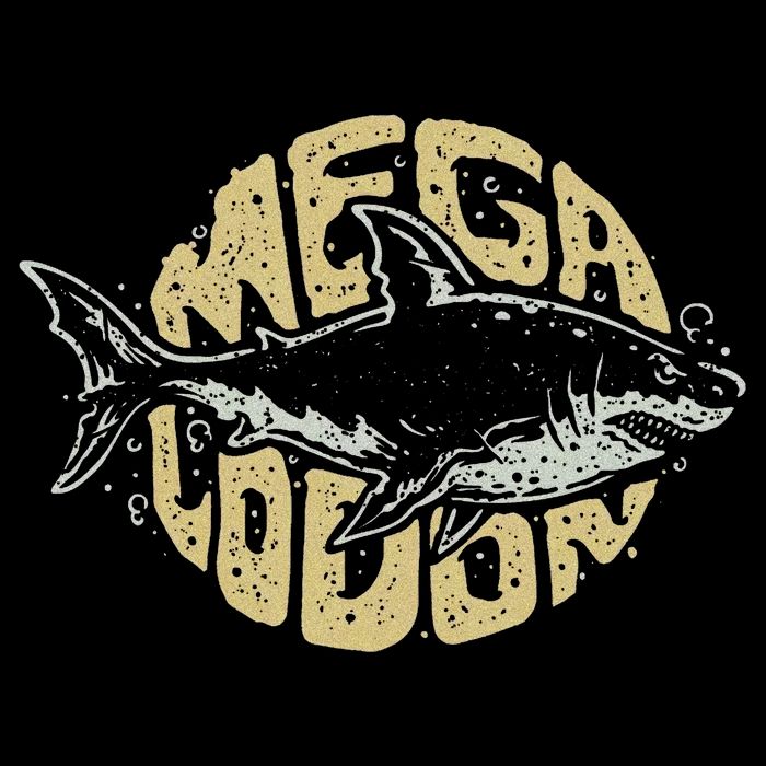 Megalodon Shark Wool Snapback Cap