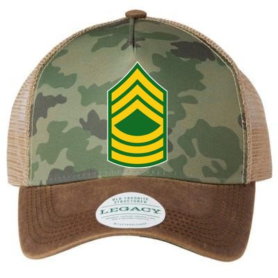 Master Sergeant Military Badge Legacy Tie Dye Trucker Hat