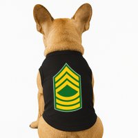 Master Sergeant Military Badge Doggie Tank