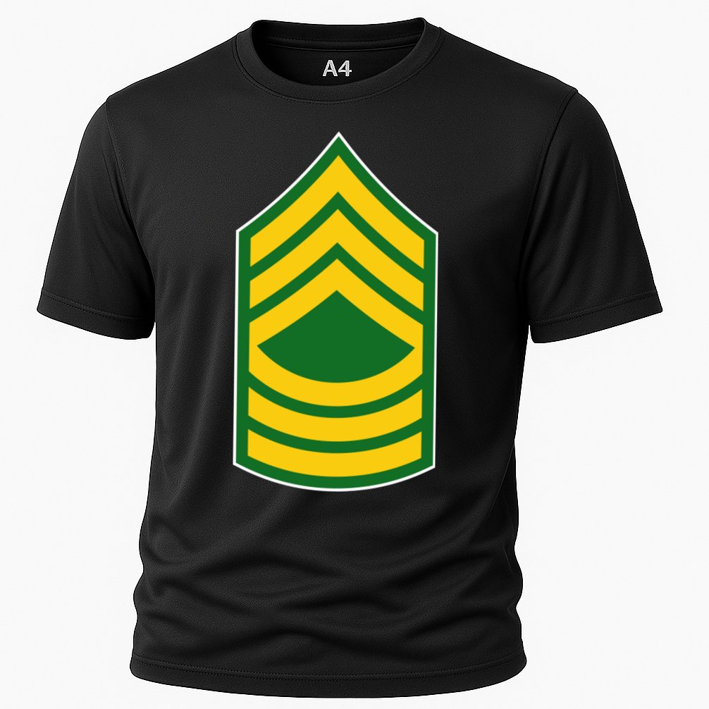 Master Sergeant Military Badge Performance Shirt