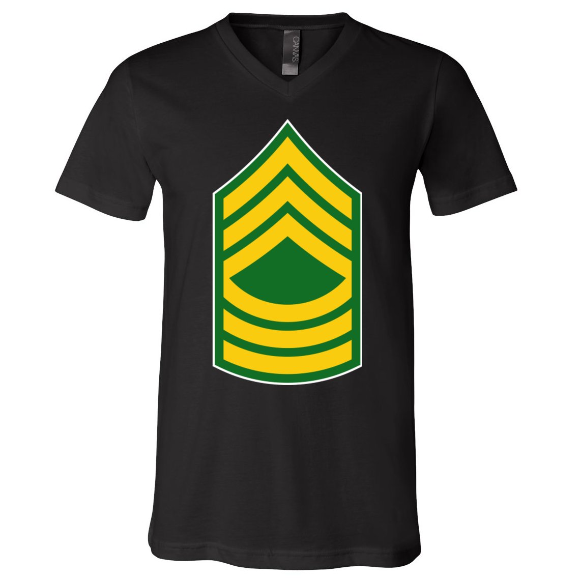 Master Sergeant Military Badge V-Neck T-Shirt