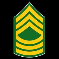 Master Sergeant Military Badge Bucket Hat
