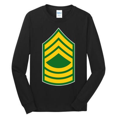 Master Sergeant Military Badge Tall Long Sleeve T-Shirt