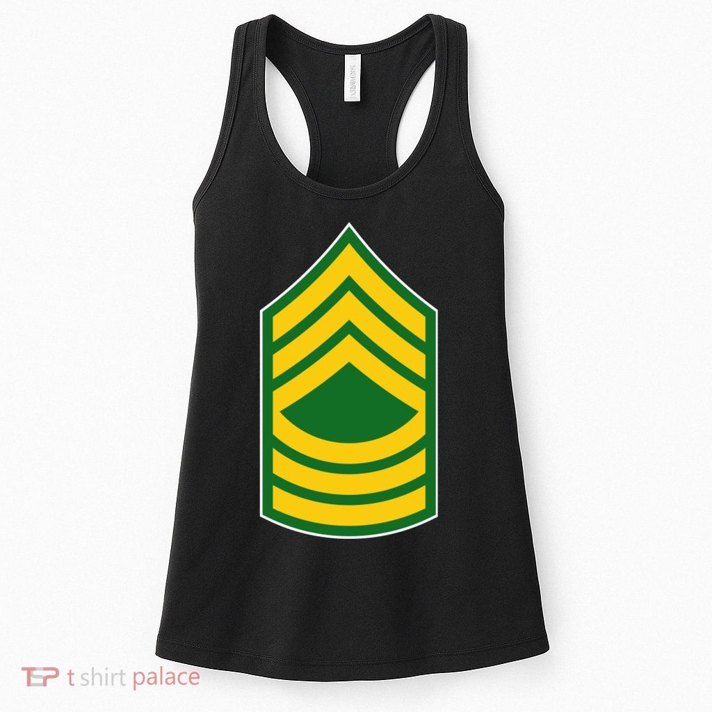 Master Sergeant Military Badge Womens Tank Top