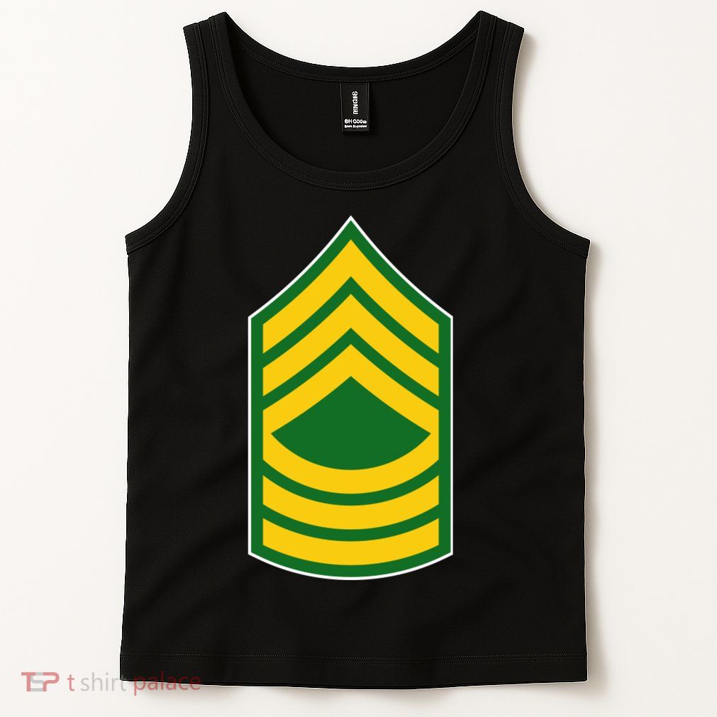 Master Sergeant Military Badge Tank Top