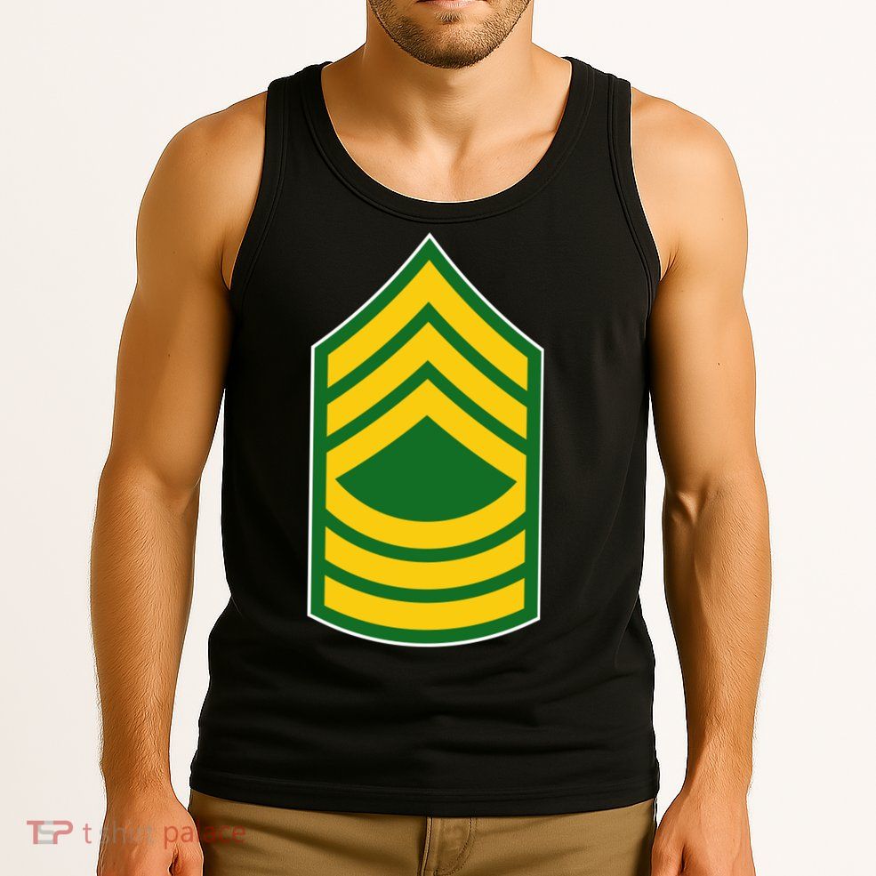 Master Sergeant Military Badge Tank Top