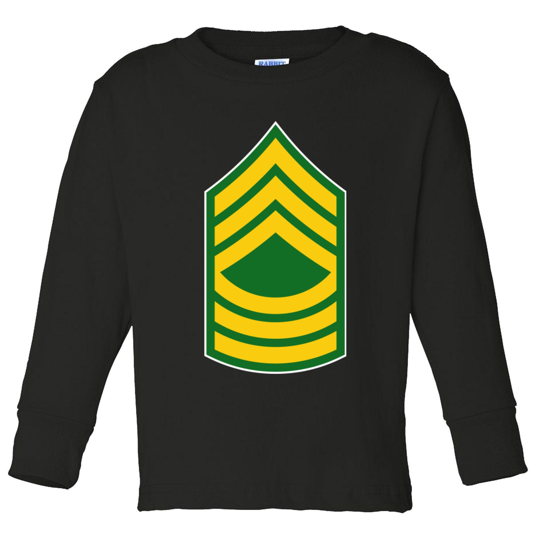 Master Sergeant Military Badge Toddler Long Sleeve Shirt