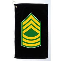 Master Sergeant Military Badge Golf Towel