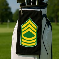 Master Sergeant Military Badge Golf Towel