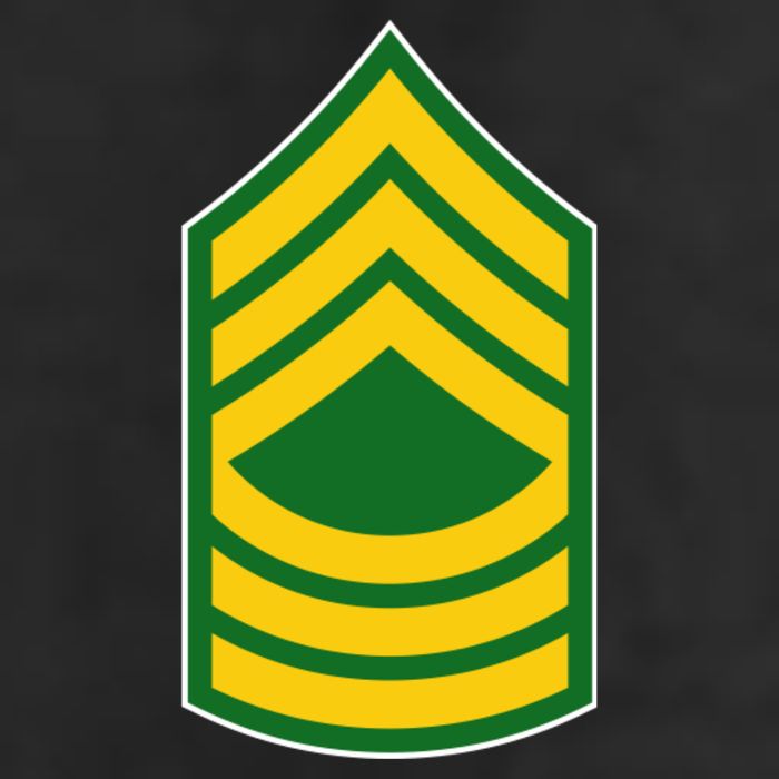 Master Sergeant Military Badge Golf Towel
