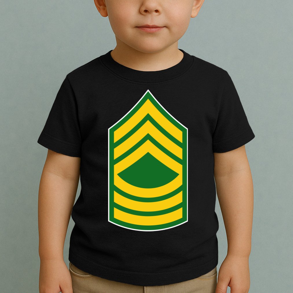 Master Sergeant Military Badge Toddler T-Shirt