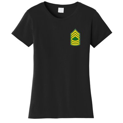 Master Sergeant Military Badge Women's T-Shirt