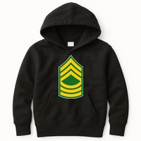 Master Sergeant Military Badge Kids Hoodie