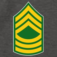 Master Sergeant Military Badge Vector Backpack