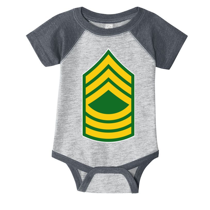 Master Sergeant Military Badge Infant Baby Jersey Bodysuit