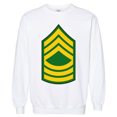 Master Sergeant Military Badge Garment-Dyed Sweatshirt